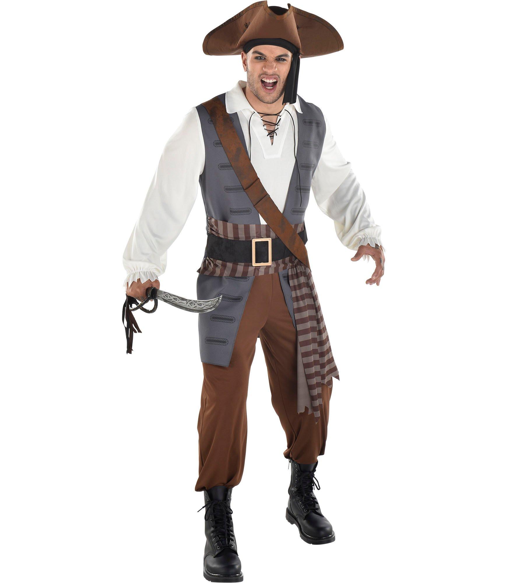 Adult Shiver Me Timbers Pirate Costume